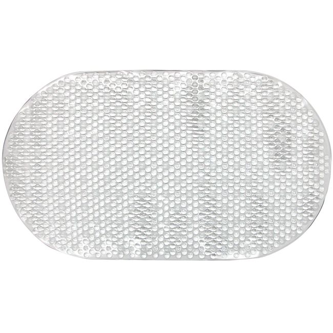 Oval Bubble Tub Mat, Clear