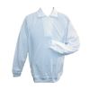 School Uni Mud Resistant Gymnastics Clothes, White, Long Sleeve, Half Zip, white