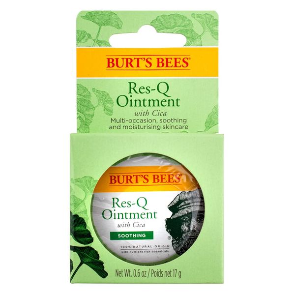 Burt's Bees 100% Natural Multipurpose Res-Q Ointment, 0.6 Oz - Pack of 3 (Package May Vary)