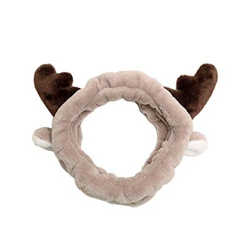Azulte Women's Reindeer Hair Band, 4 Colors, One Size Fits Most, brown (french toast 19-1012tcx)