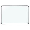 24"x36" Rectangular Bathroom Wall Mirror Make up Vanity Mirror Black Metal Frame