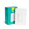 Smart WiFi Light Switch, Single Push Button, No Neutral Wire Required, Compatible with Alexa and Google Home, White