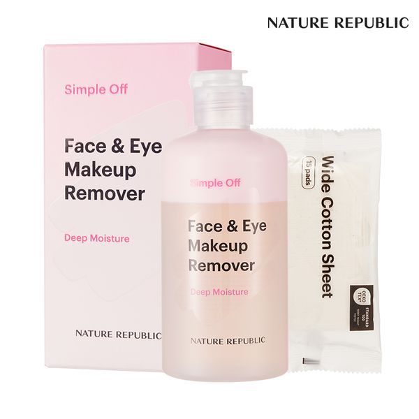 Nature Republic Simple Off Face &amp; Eye Makeup Remover Deep Moisture Special Set