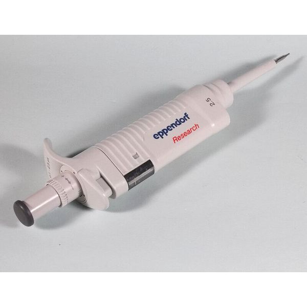 Eppendorf Research 2.5 Adjustable Volume Pipette 0.1 to 2.5 uL EX+ Pipettor