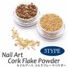 Nail Art Cork Flakes Powder Assorted Case (2.M, Natural Brown)