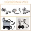 Helcdrx 16 PCS Technology Power Function Motor Set Remote Control Motor Kit Compatible with Technic Power Function Kit