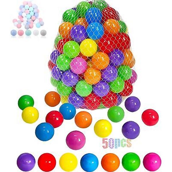 LANGXUN Soft Plastic Ball Pit Balls Plastic Toy Balls for Kids Ideal Gift for...