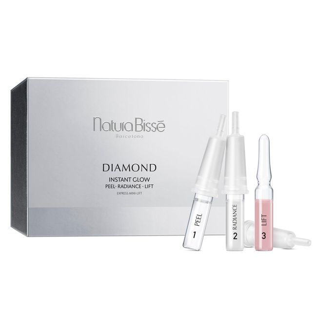 Natura Bissé Diamond Instant Glow Ampoule Trio Express Mini-Lift Lifts, Firms, Brightens & Illuminates, 3 ampoules x 4 treatments