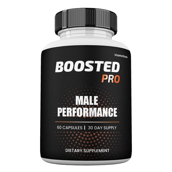 Boosted PRO Blood Flow Capsules, Max Strength, Boosted PRO Supplement (1 Pack)