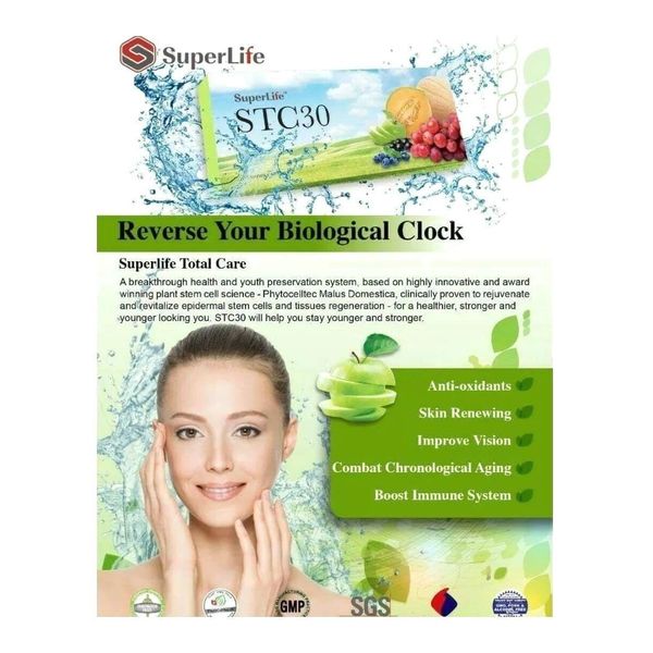 1 Pack Superlife STC30 Supplement  15 sachets/box Stemcell Activator Vitamins