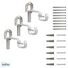 SWIFTSET Universal Brackets Nickel, Set of 3