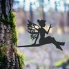 Black Sitting Fairy Tree Spike