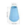 PATIKIL Bell End Stopper, 20 Pack Cord Rope Lock for Drawstring Bag, Light Blue