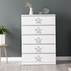 LLDYNW 4pcs Starfish Handles - Kitchen & Dresser Knobs, Right Angle, Cabinet & Drawer Pulls (Bright Silver)