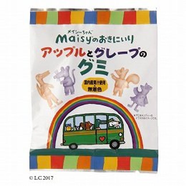 Shoukensha Macy-chan (TM) Okiniiri Apple and Grape Gummies, 8 Capsules x 3, JAN: 4901735019359