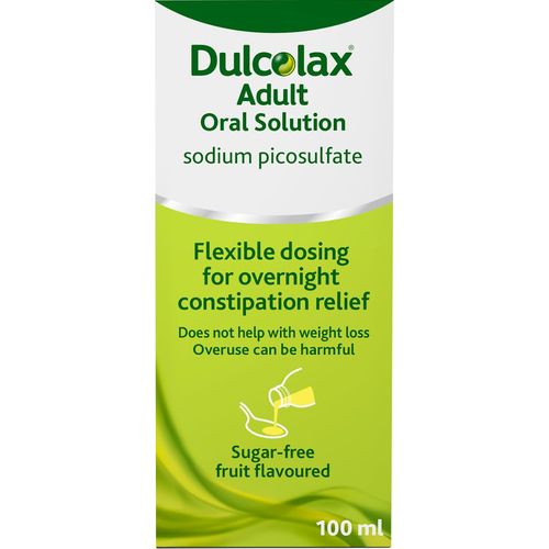 Dulcolax Adult Pico Liquid - Constipation Relief Laxative 5mg/5ml Sodium Picosulfate Liquid oral solution - 100ml