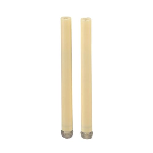 Ashland 9”; Cream Flameless LED Taper Candles, 2ct