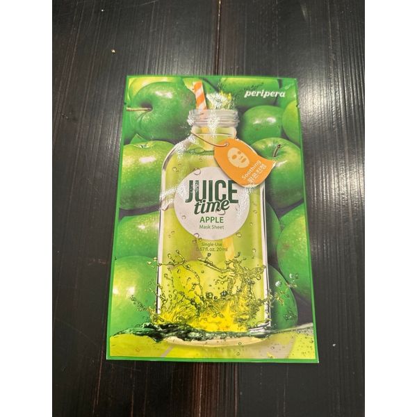 PERIPERA Juice Time Sheet Mask Apple Smoothing pack of 6