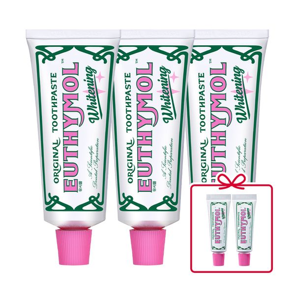 Yusimol Whitening Toothpaste 106g x 3 + Special Gift (Toothpaste 20g x 2)