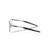 Oakley Youth OY3003 Flip Kick Rectangular Sunglasses, Satin Chrome/Demo Lens, 49 mm