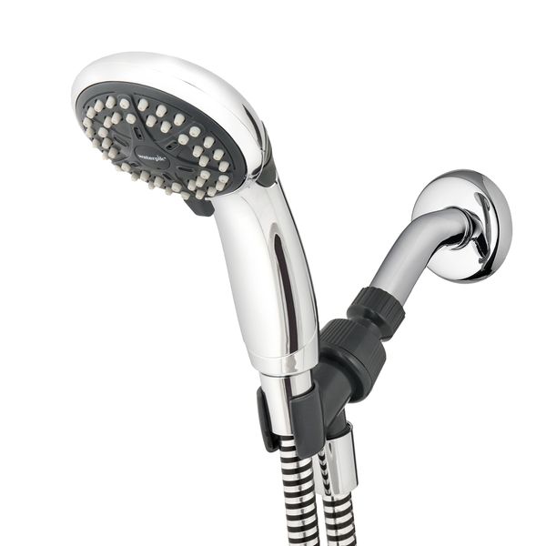 Waterpik VBE-453 Eco Low Flow VBE 453, Chrome Hand Held EcoFlow Water Saving Shower Head 1.6 GPM