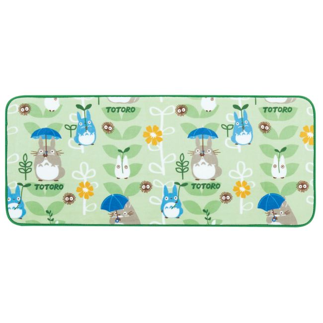 Senko 48519 My Neighbor Totoro Big Nare Soft Boa Mat, Approx. 19.7 x 47.2 inches (50 x 120 cm), Green