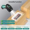 Anyeast Barcode Scanner with Stand, Bluetooth and Wireless Barcode Scanner, Inventory 2D 1D QR Code Scanners for Computer POS, Handheld CMOS Image Bar Code Reader for Warehouse Library Supermarket