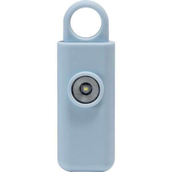 Personal Panic Alarm 130dB and Strobe Light BLUE)