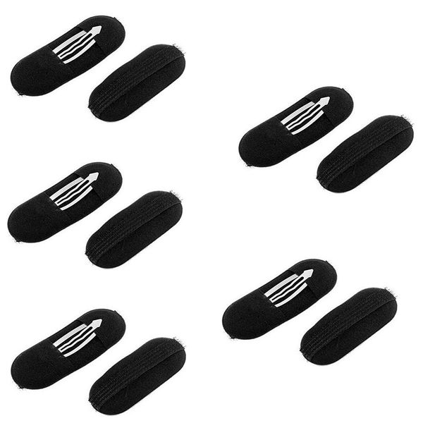 10PCS Sponge Bump It Up Volume Hair Clip Magic Hair Base Styling Insert Tool Hair Cushion Padding Bun Maker Hair Accessories for Women Girls