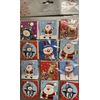 Christmas 24 Pack 3D Gift, Present Tags - Cute Design, Self-Adhesive