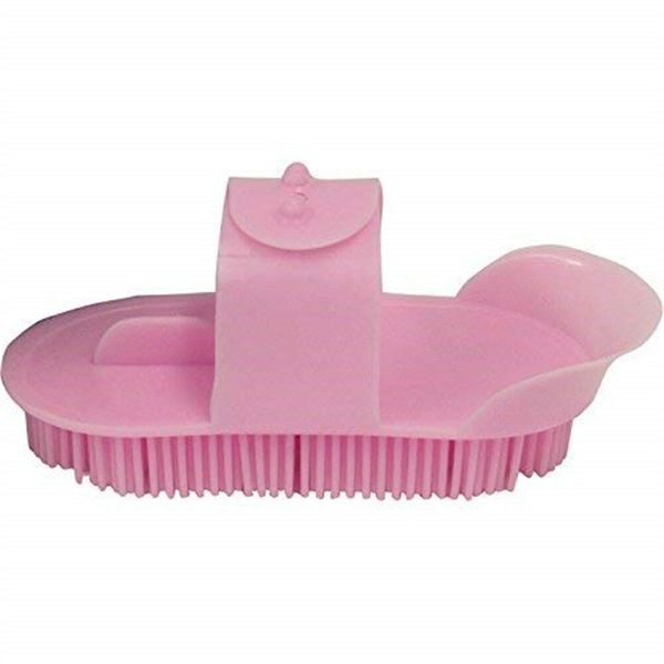 Lincoln Plastic Curry Comb - Pink - Small
