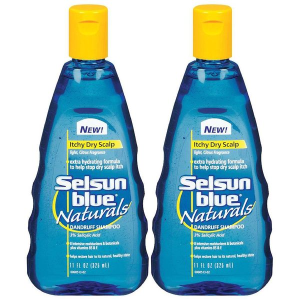Itchy Dry Scalp Dandruff Shampoo, 11 oz, 2 pk