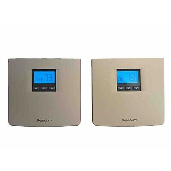 Braeburn 5000 5-2 Day Programmable Single Stage Heat/Cool Digital Thermostats 2x