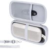 Lebakort Storage Case Compatible BOSE SoundLink Flex Bluetooth Speaker Portable Wireless Speaker (Off-White)