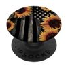 Rustic American Flag | Sunflower Country Design PopSockets Adhesive PopGrip