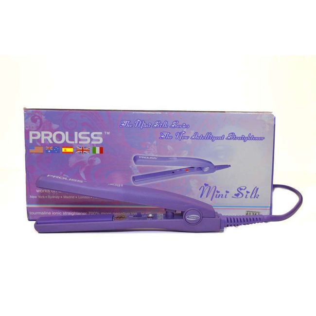 Proliss Mini Silk Tourmaline Ionic Straightener Purple