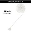 2Pcs Replacement Cord Pull for Ceiling Switch,Bathroom Light Pull Cord,1.5m Light Switch Pull Cord Switch Pull Cord Light Switch Bathroom for Ceiling Switches Bathroom Light