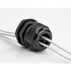 Delock Cable Gland PG21 for Flat Cable with 2 Cable Inlets Black