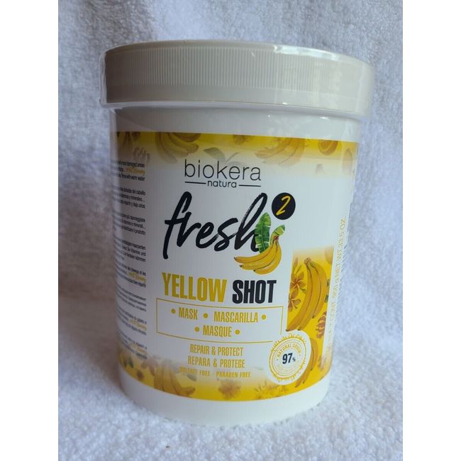 Salerm SALERM Biokera Natura Fresh Yellow Shot 1000 Ml/ 33.5 OZ