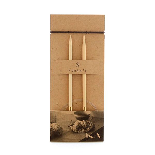 KA KA04305 Bamboo Circular Knitting Needles Beige US Size 7