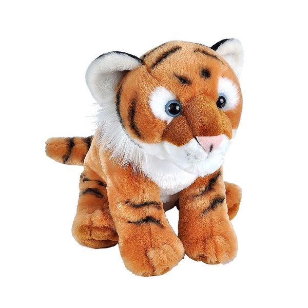 Wild Republic Cuddlekins Eco Tiger Cub, Stuffed Animal, 12 Inches, Plush Toy, Fill is Spun Recycled Water Bottles, Eco Friendly