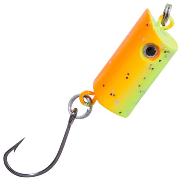 Balzer Trout Pellet Popper 2 cm 3g – Trout Bait, Colour: Orange/Yellow Glitter