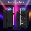 Pyle 700W Bluetooth PA Speaker System, Flashing LED Lights, Portable Battery