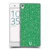 Head Case Designs Ditsy Outlines Shamrock Patterns Hard Back Case Compatible With Sony Xperia XA/XA Dual
