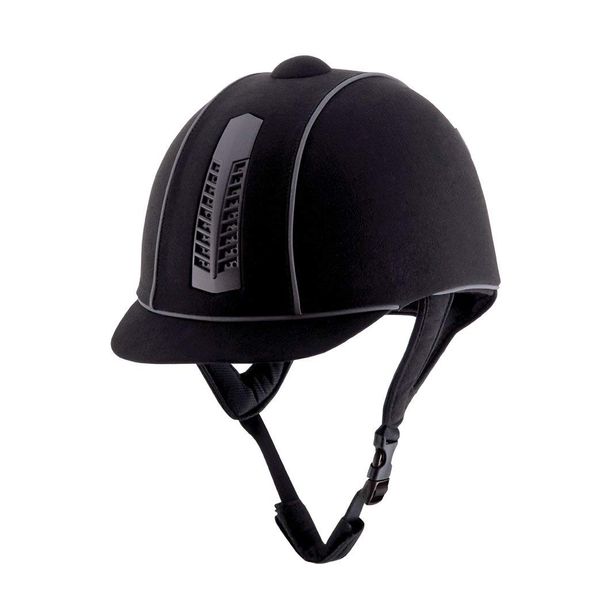 Rhinegold Reflective Pro Riding Hat-6.3/4-Black
