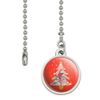 GRAPHICS & MORE Christmas Tree with Candles Ceiling Fan and Light Pull Chain