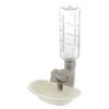 Richell Cat Water Dish Medium with Bottle, White