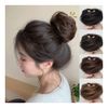 SATPULOT Bun Wig Scrunchie Wig Women's Volume Kimono Yukata Everyday Use Volume Increase Hair Ornament Japanese Dress Chignon Hair Ornament Fashionable Popular Coming-of-Age Ceremony Graduation Ceremony Easy to Wear Natural Feel (Direct Dark Brown)