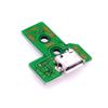 Deal4GO JDS-030 12-pin Micro USB Charging Port Board Socket PCB Replacement for Sony PS4 Controller