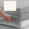 SOFA BED/PULL OUT BED FITTED SHEET 115cm x 180cm (45" x 71") 300 Thread Count (Cream, 6" Depth)